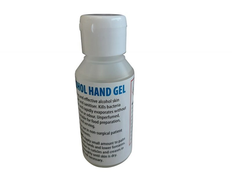 70% Alcohol Hand Sanitising Gel 100ml bottle