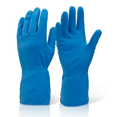 household medium weight rubber gloves